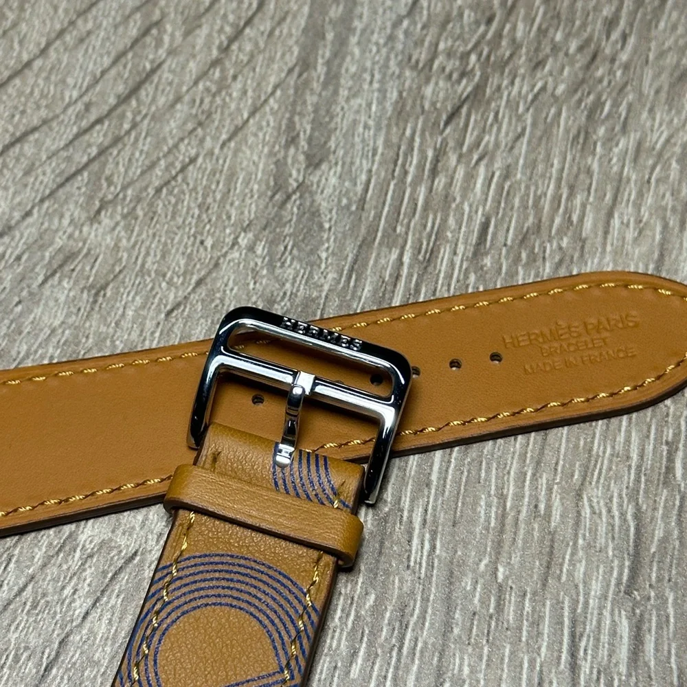 Hermes Smartwatch with Brown and Silver Accents